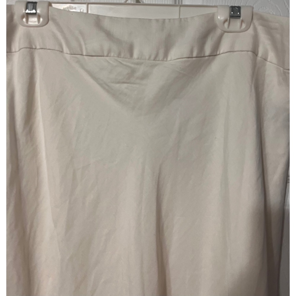 Premise Venice White Linen‎ Blend Lined Maxi Skirt Size 14 NWT - Picture 3 of 6